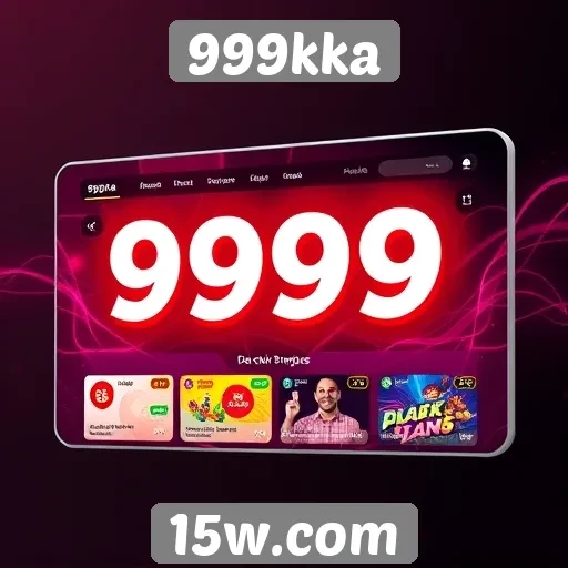 A análise da interface do site 999kka